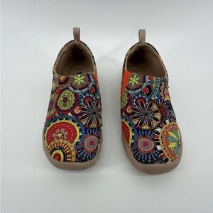 UIN Multicolor Artistic Women's Loafers